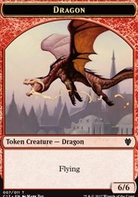 Dragon (007) // Gold (010) Double-sided Token
